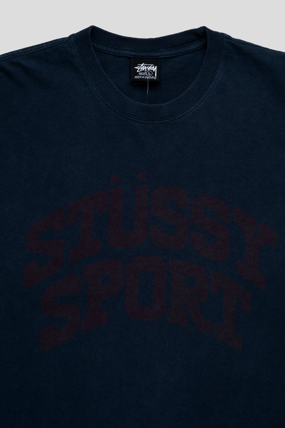 Stussy Block Sport Tee 'Navy'-thumbmail-2