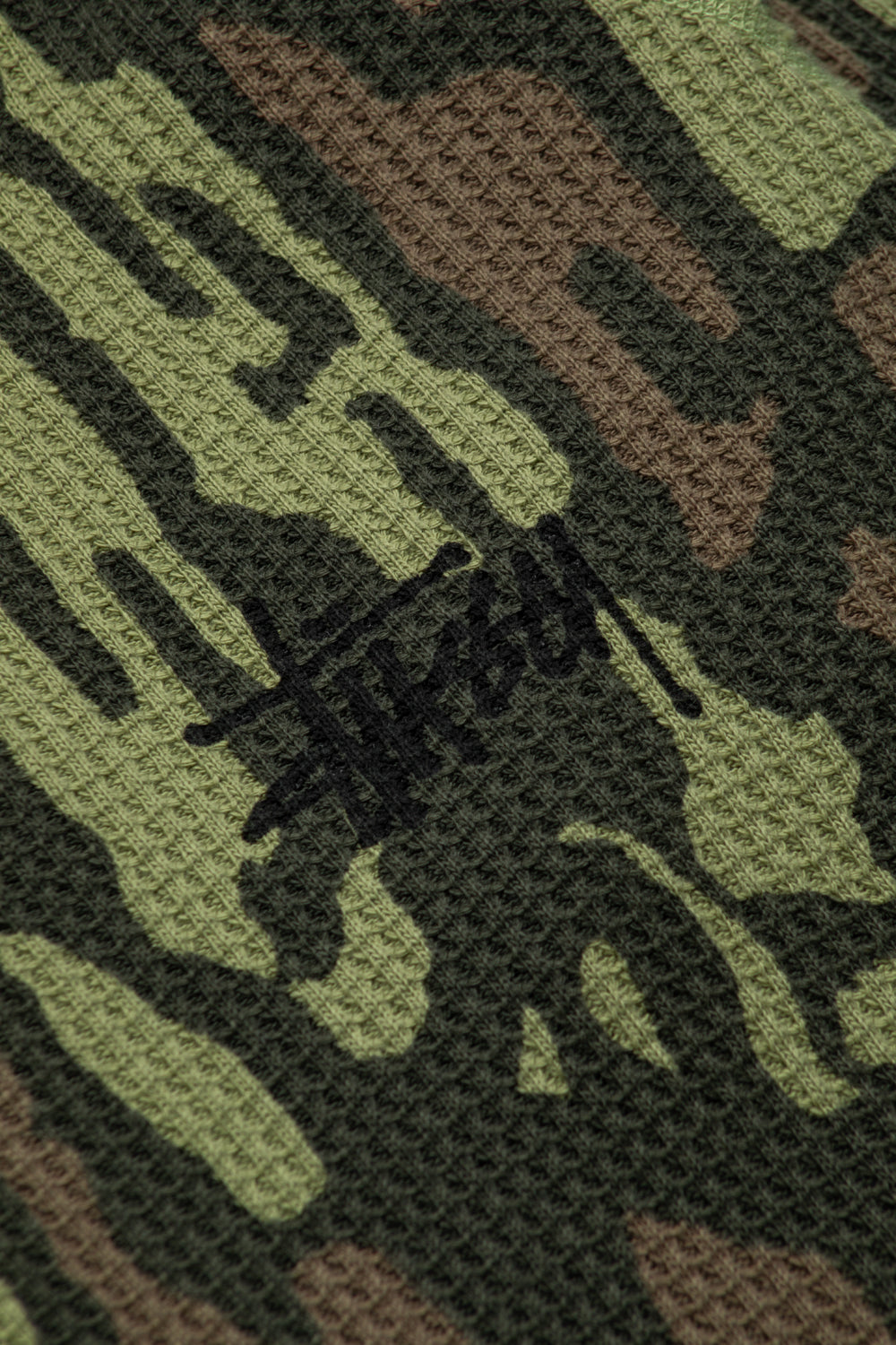 Stussy Raglan Thermal Basic Stock 'Tree Bark Camo'-thumbmail-5