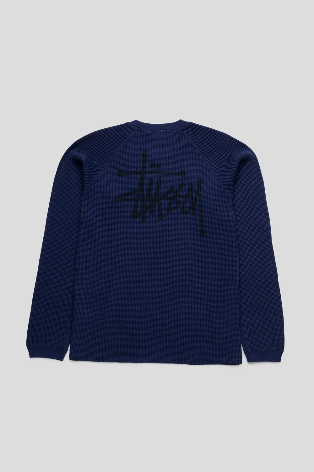 Stussy Raglan Thermal Basic Stock 'Ink-thumbmail-2