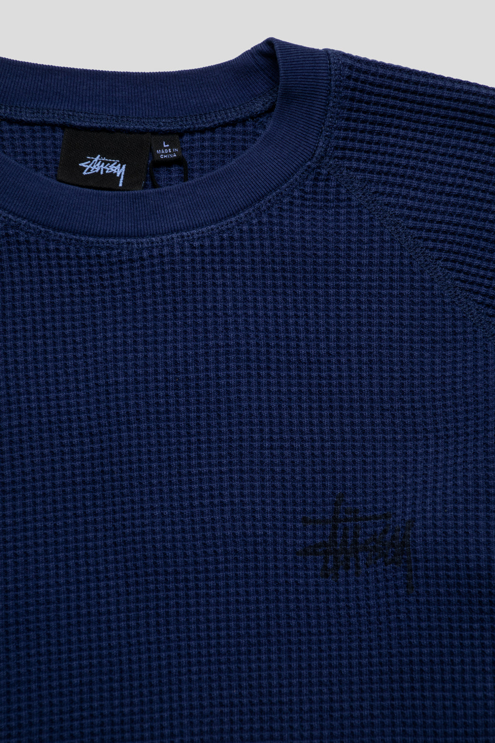 Stussy Raglan Thermal Basic Stock 'Ink-thumbmail-4