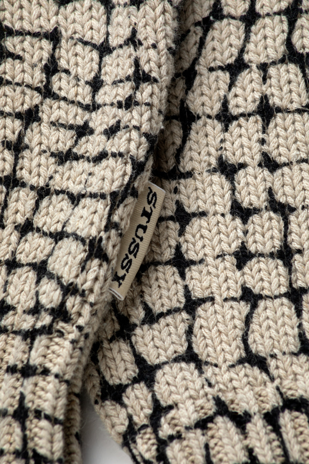 Stussy Mesh Print Sweater 'Mesh Net'-thumbmail-5