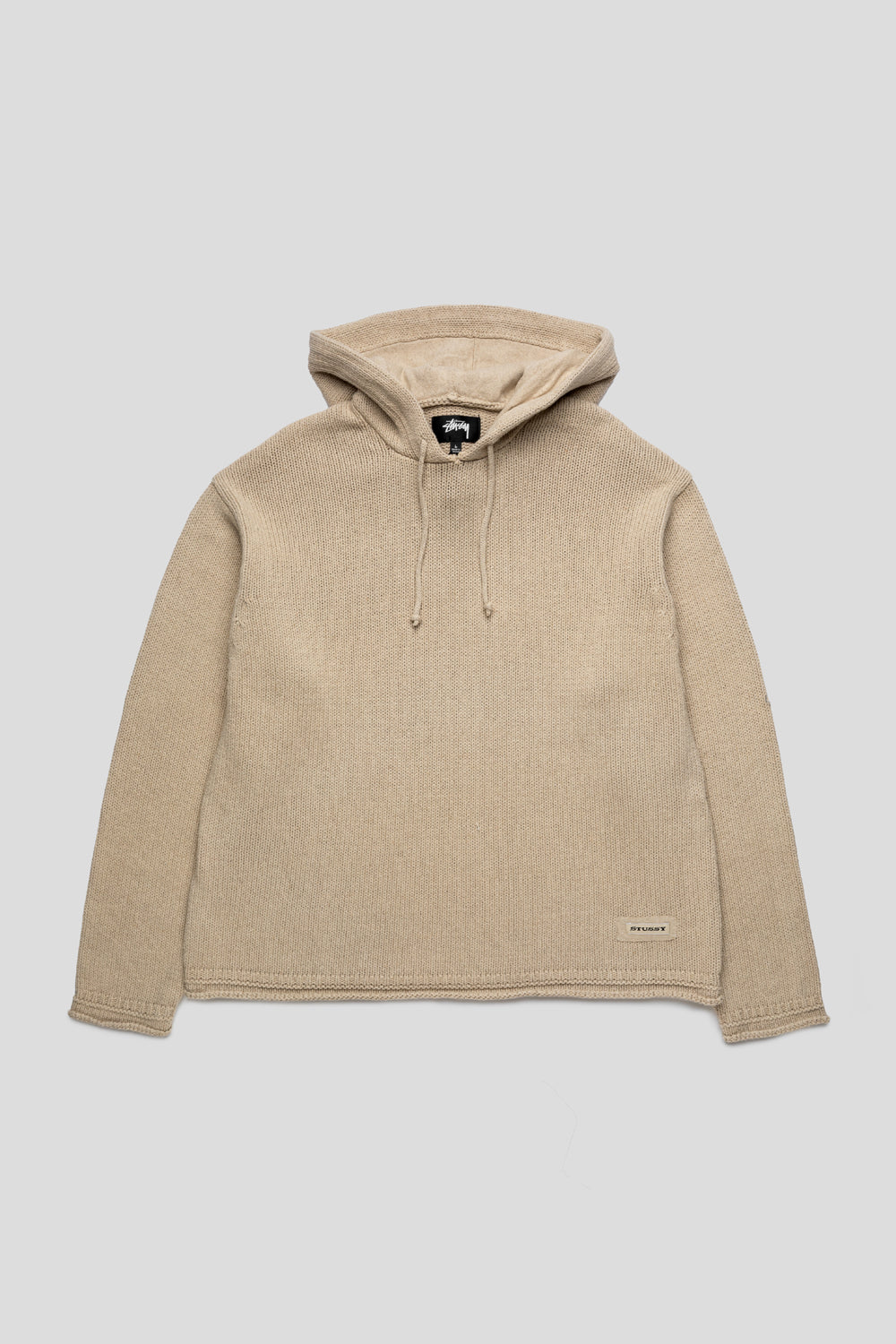 Stussy Beach Hooded Sweater 'Oatmeal'-thumbmail-1