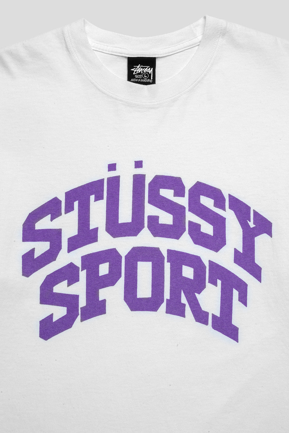 Stussy Block Sport Tee 'White'-thumbmail-2