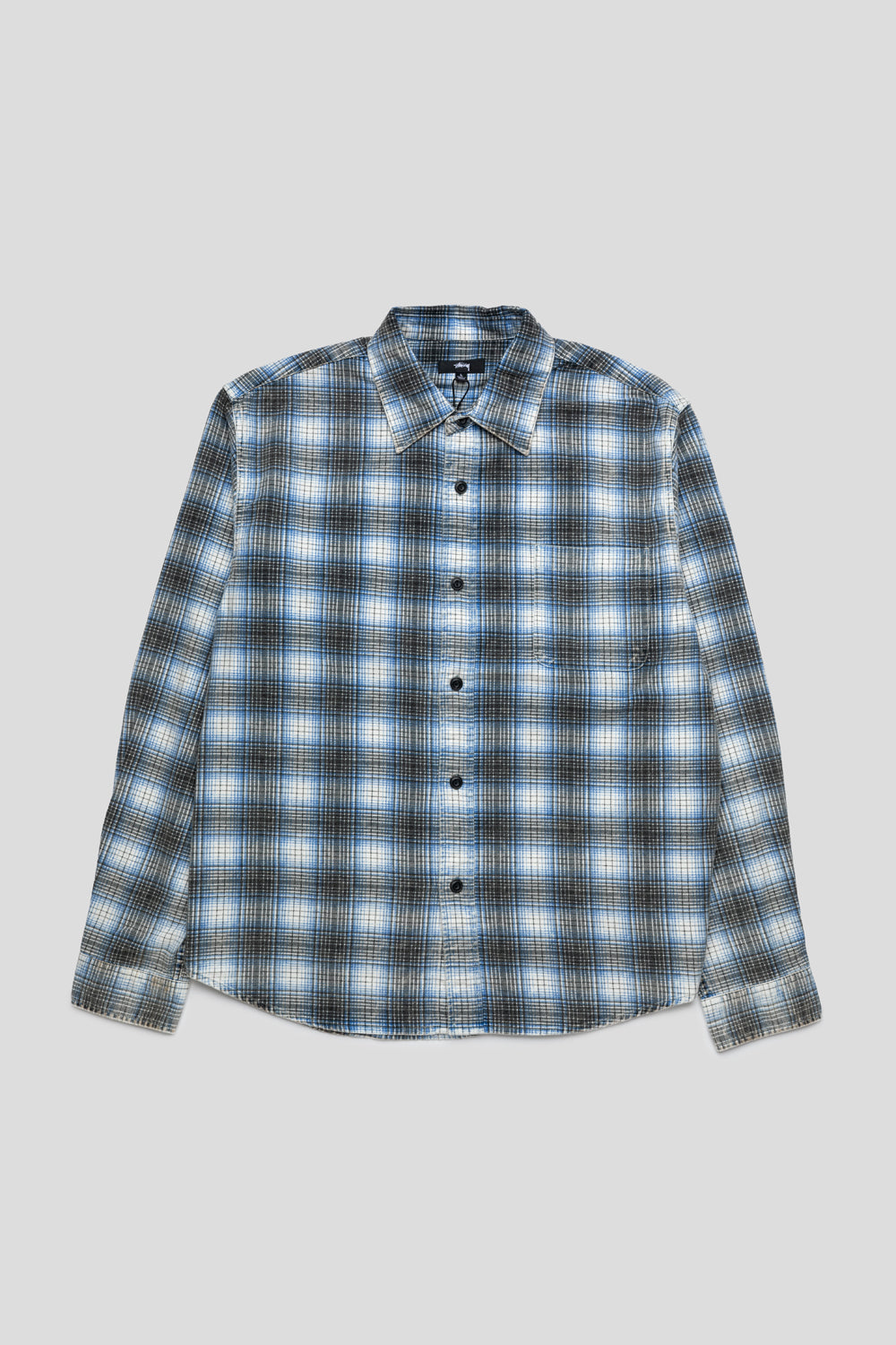 Stussy Dax Plaid Shirt 'Blue'-thumbmail-1