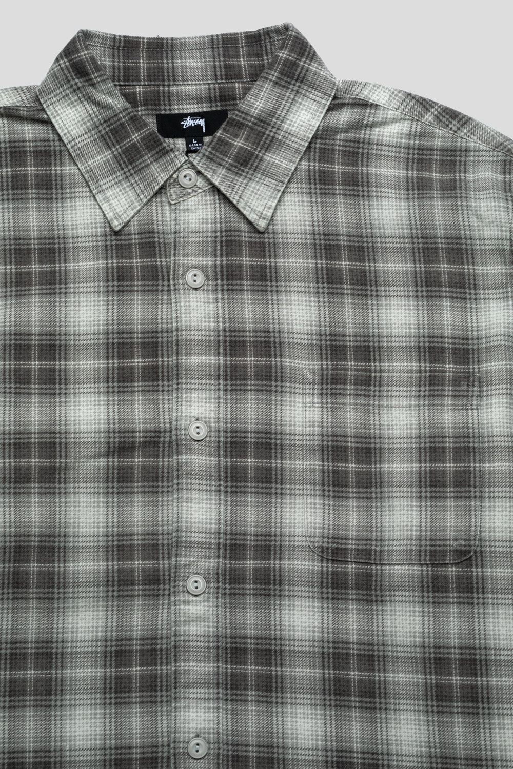 Stussy Dax Plaid Shirt 'Brown'-thumbmail-2