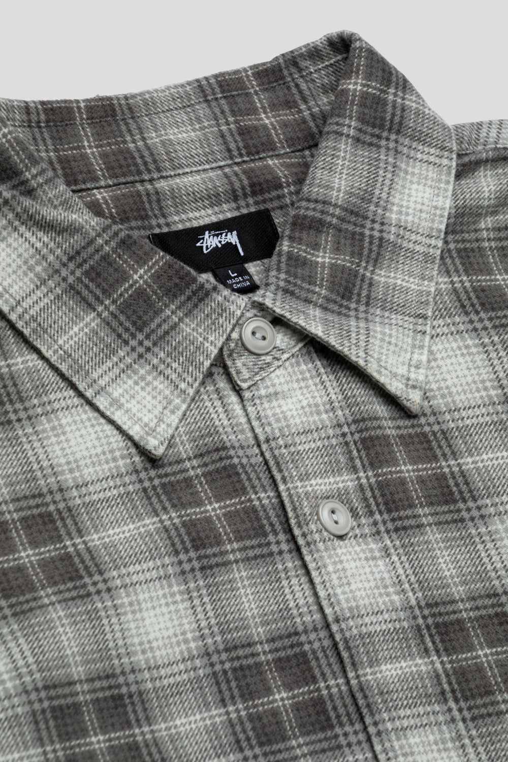 Stussy Dax Plaid Shirt 'Brown'-thumbmail-4