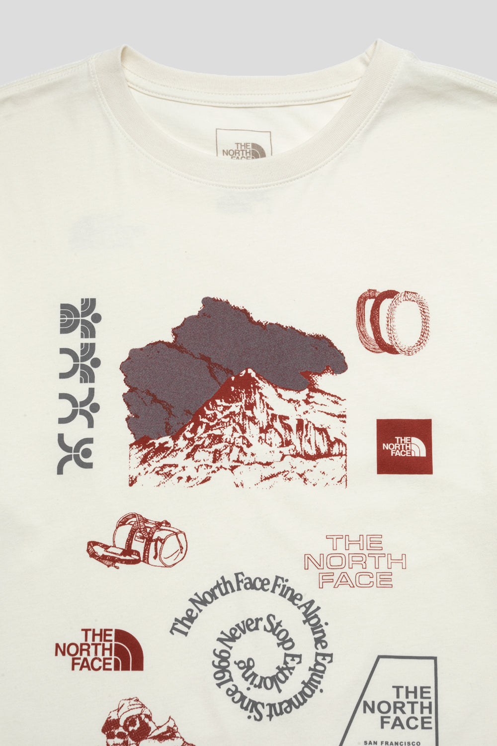 The North Face Indigo Illusion Short-Sleeve Tee 'White Dune'