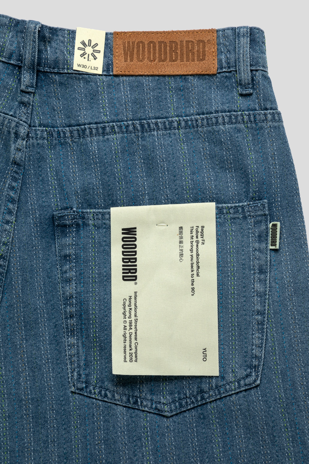 Woodbird Yuto Zhou Jeans 'Mid Blue'-thumbmail-3