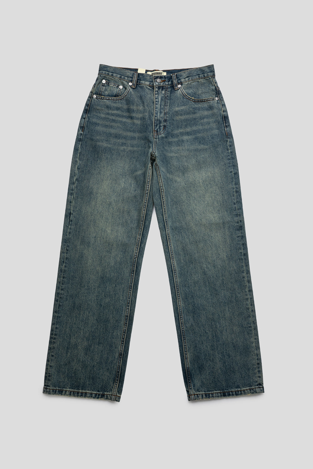 Woodbird Rami Vintage Jeans 'Washed Mid Blue'-thumbmail-1