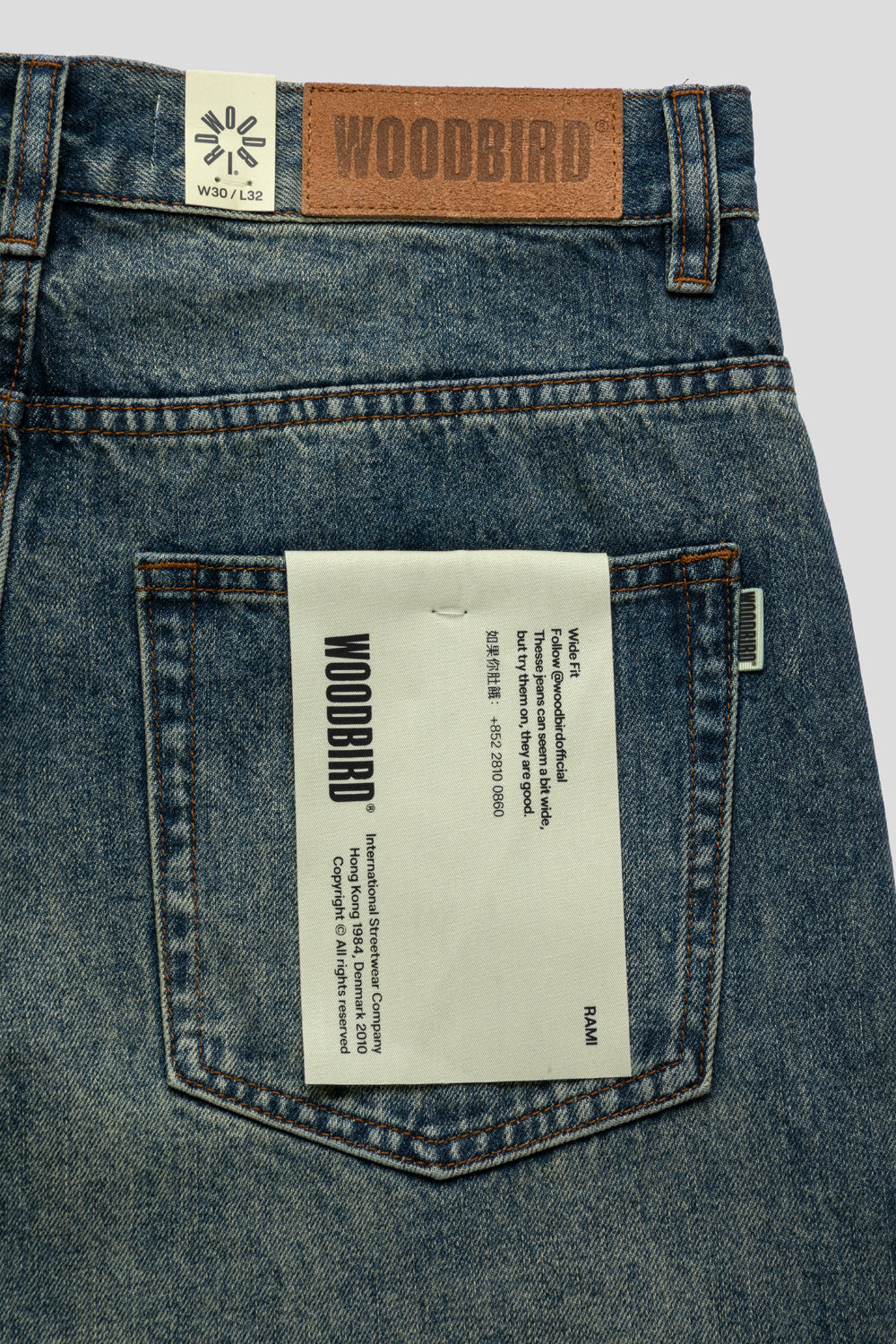 Woodbird Rami Vintage Jeans 'Washed Mid Blue'-thumbmail-3