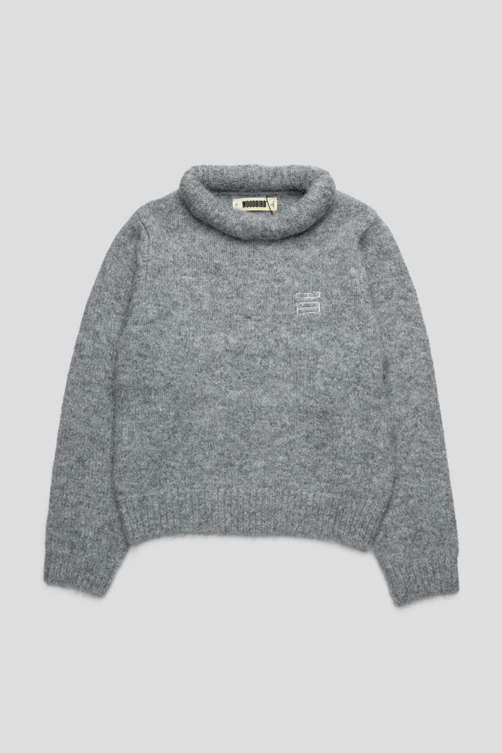 Woodbird Women's Hua Fluffy Crew 'Grey Melange'