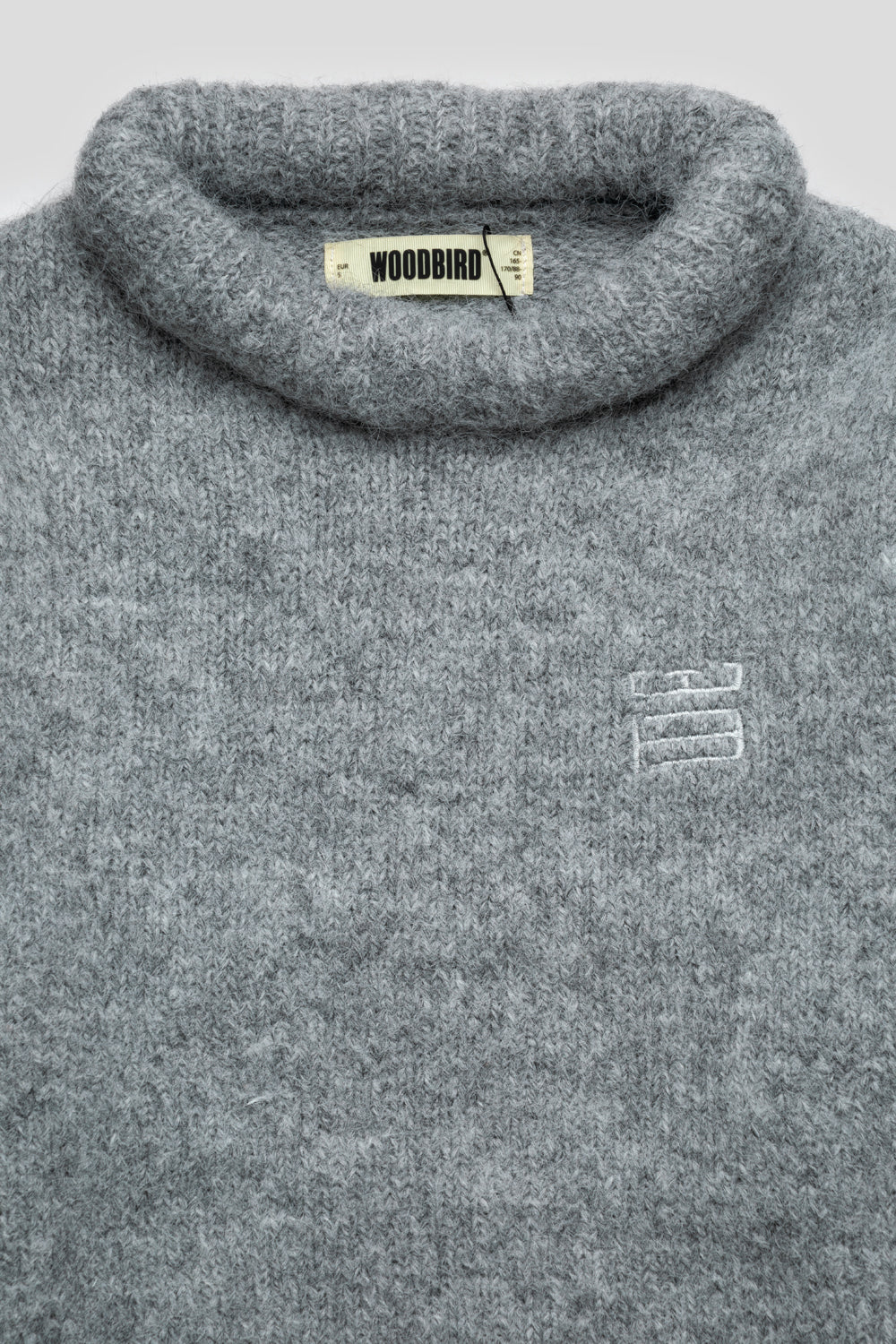 Woodbird Women's Hua Fluffy Crew 'Grey Melange'