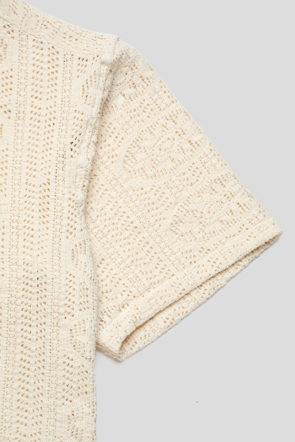 Woodbird Wang Knit Shirt 'Off White'-thumbmail-4