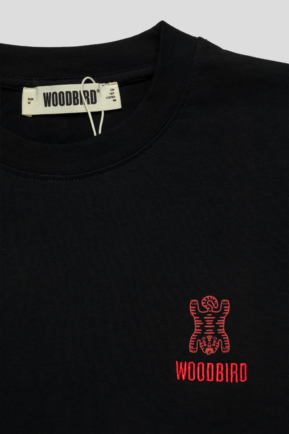 Woodbird Baine Tiger Tee 'Black'-thumbmail-3