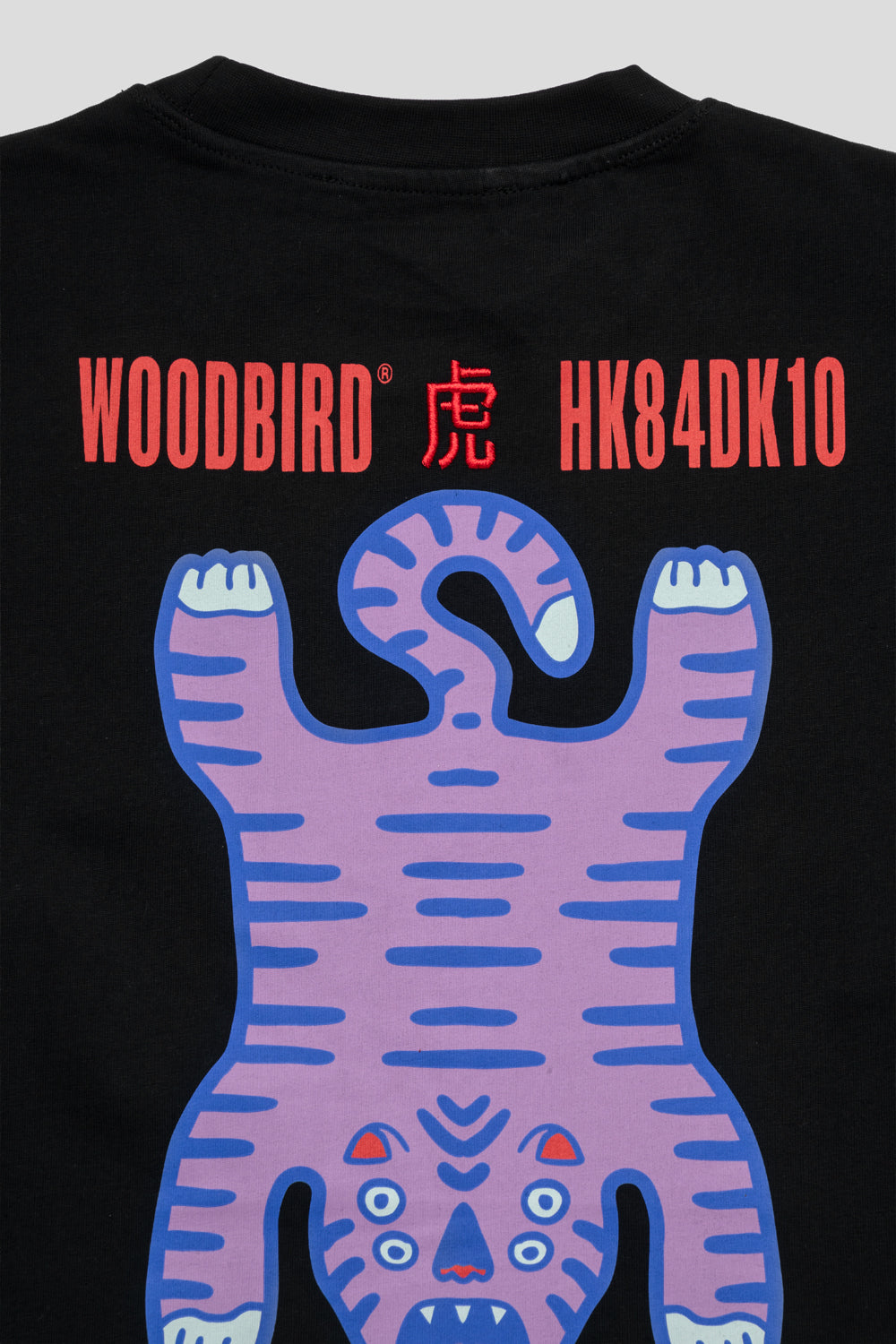 Woodbird Baine Tiger Tee 'Black'-thumbmail-4