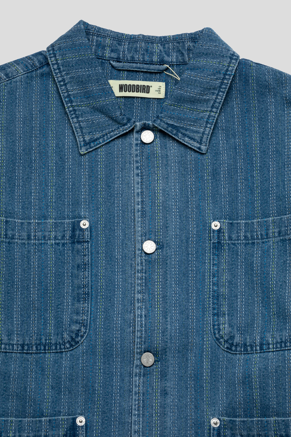 Woodbird Blade Zhou Jacket 'Mid Blue'-thumbmail-2