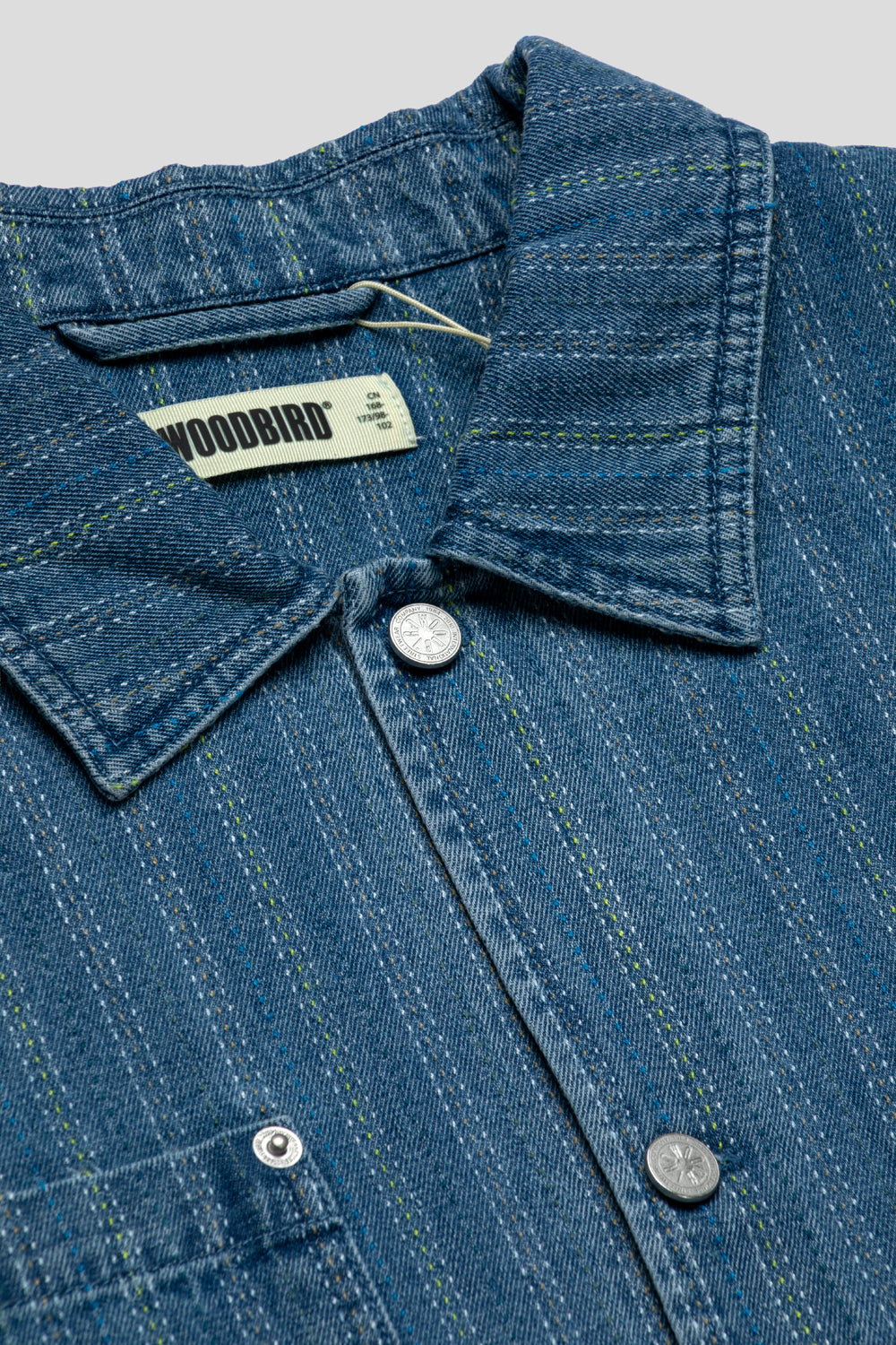 Woodbird Blade Zhou Jacket 'Mid Blue'-thumbmail-3
