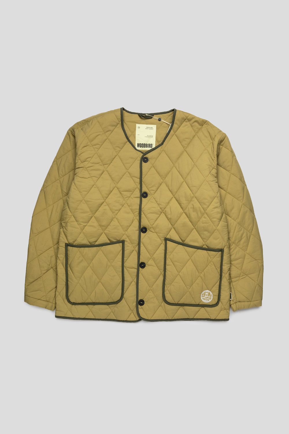 Woodbird Wayne Quilt Jacket 'Khaki'-thumbmail-1