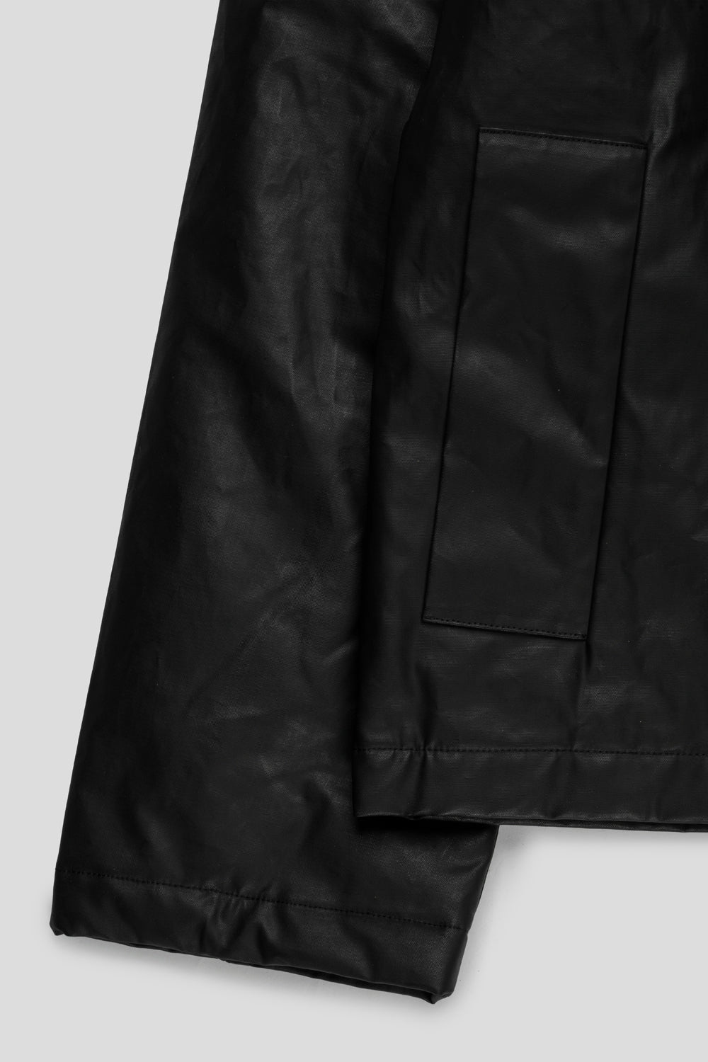 Woodbird Ping Waxed Short Jacket 'Black'-thumbmail-4