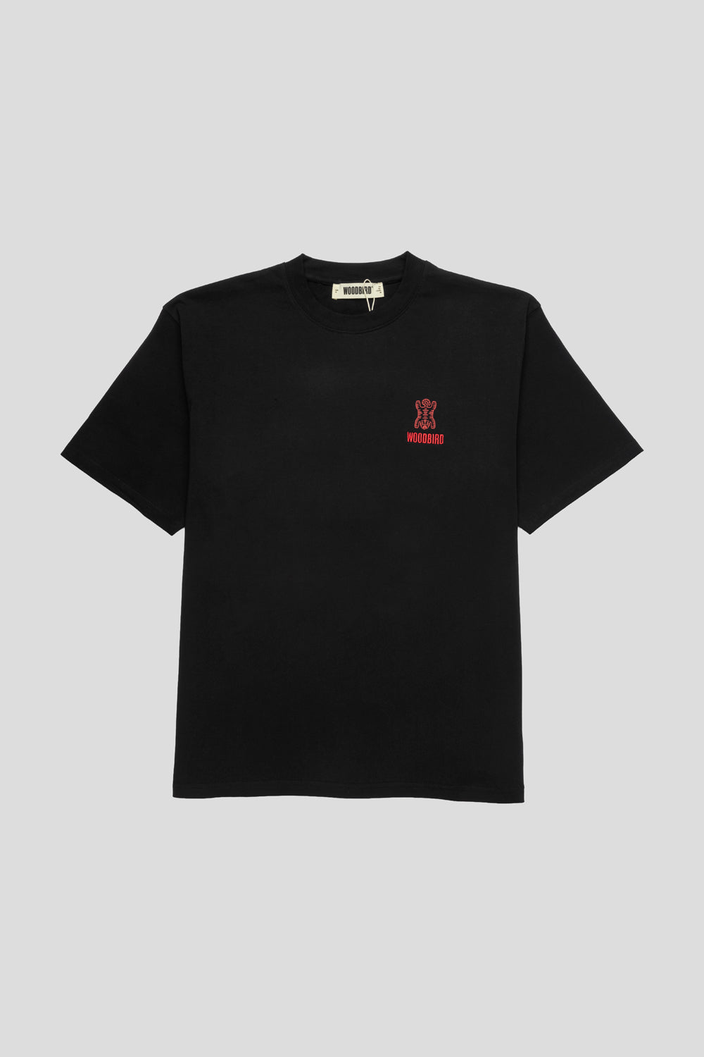 Woodbird Baine Tiger Tee 'Black'-thumbmail-1