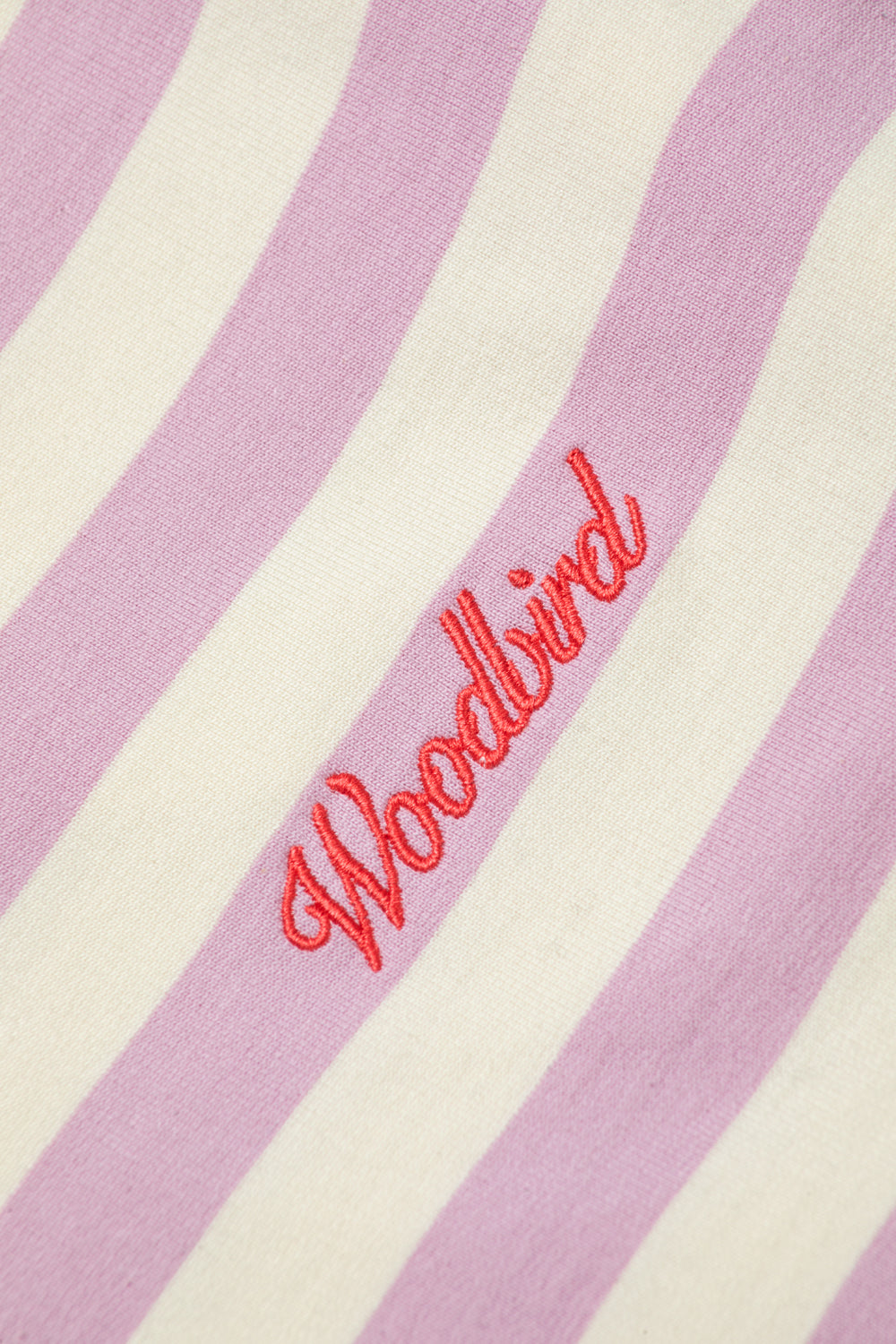 Woodbird Women's Joul Wide Sleeve Tee 'White / Pink'-thumbmail-3