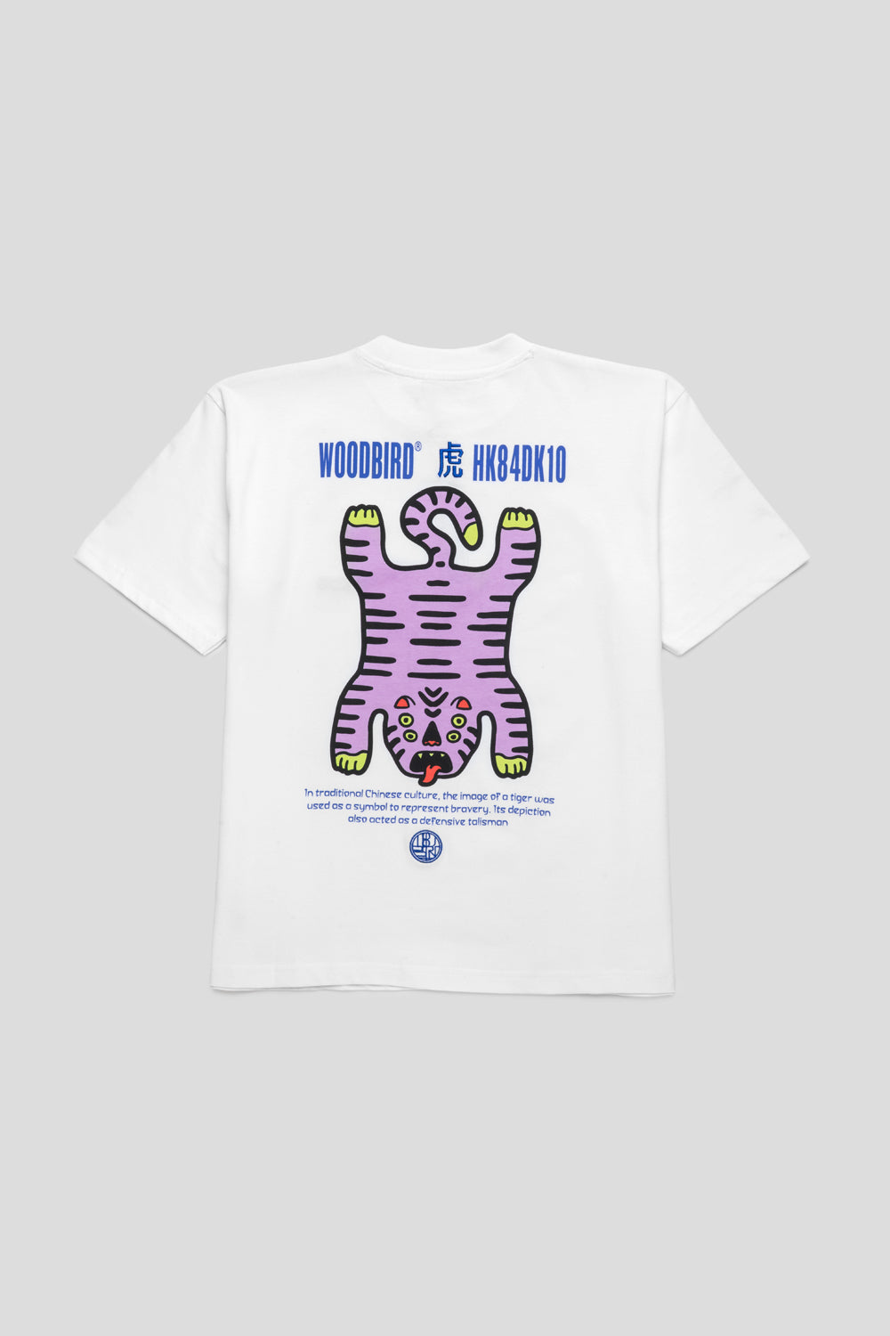 Woodbird Women's Balo Tiger Tee 'White'-thumbmail-2