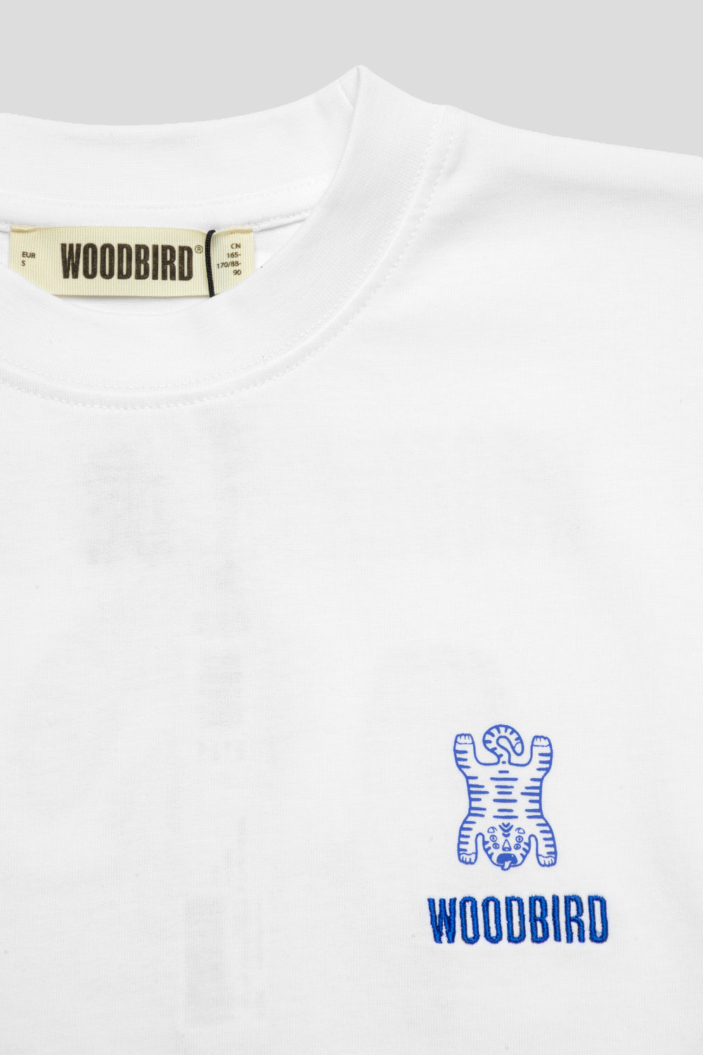 Woodbird Women's Balo Tiger Tee 'White'-thumbmail-3