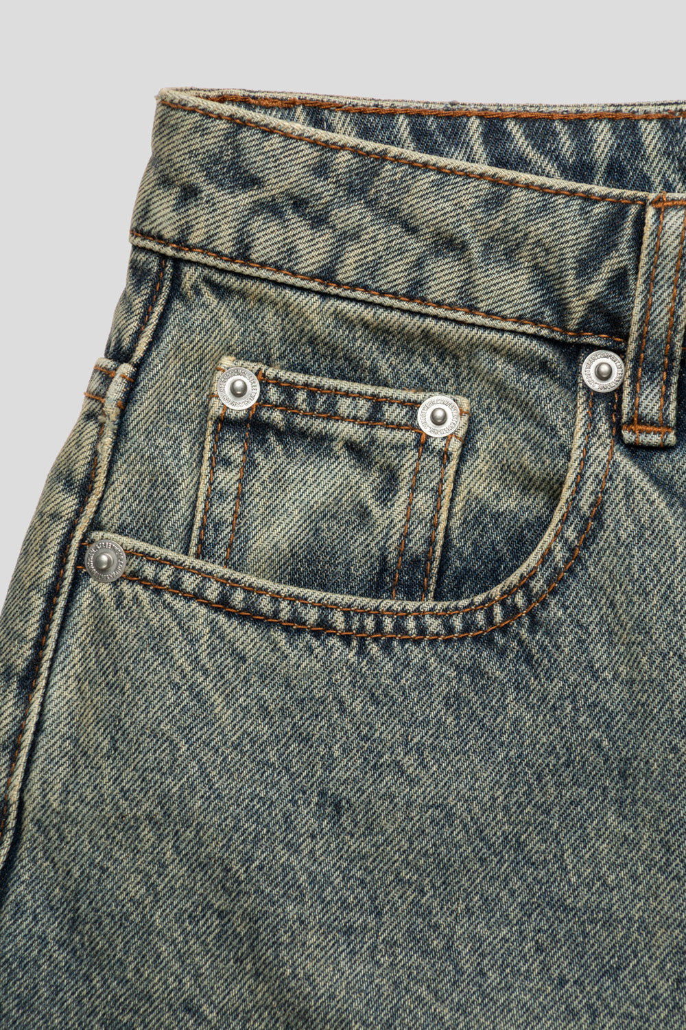 Woodbird Women's Shan Aged Shorts 'Dark Blue'-thumbmail-3