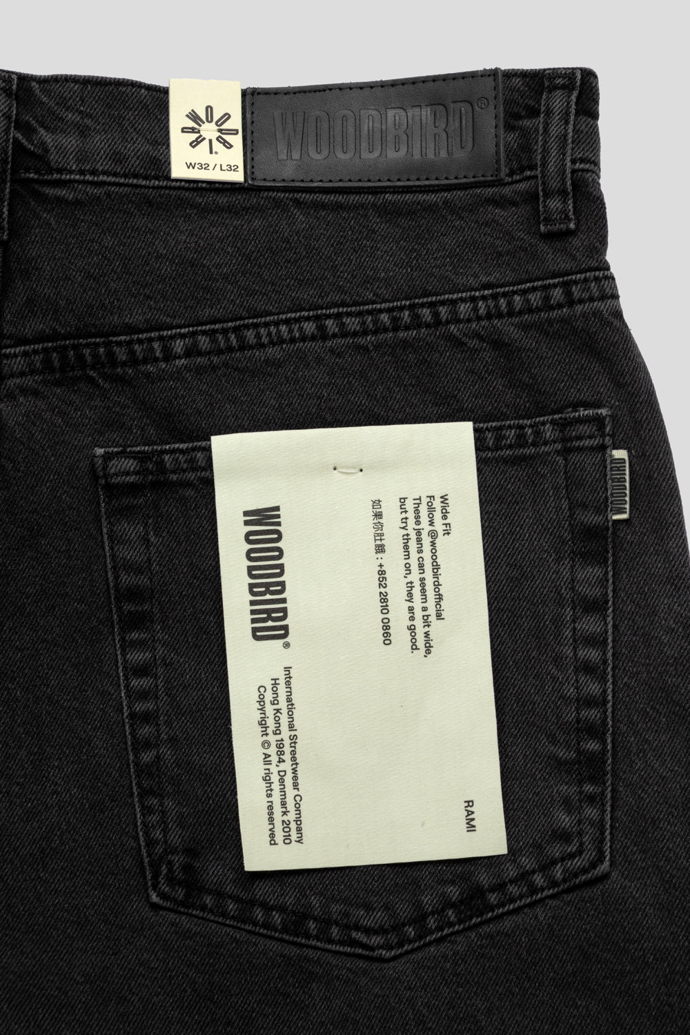 Woodbird Rami Crow Jeans 'Black Vintage'-thumbmail-3