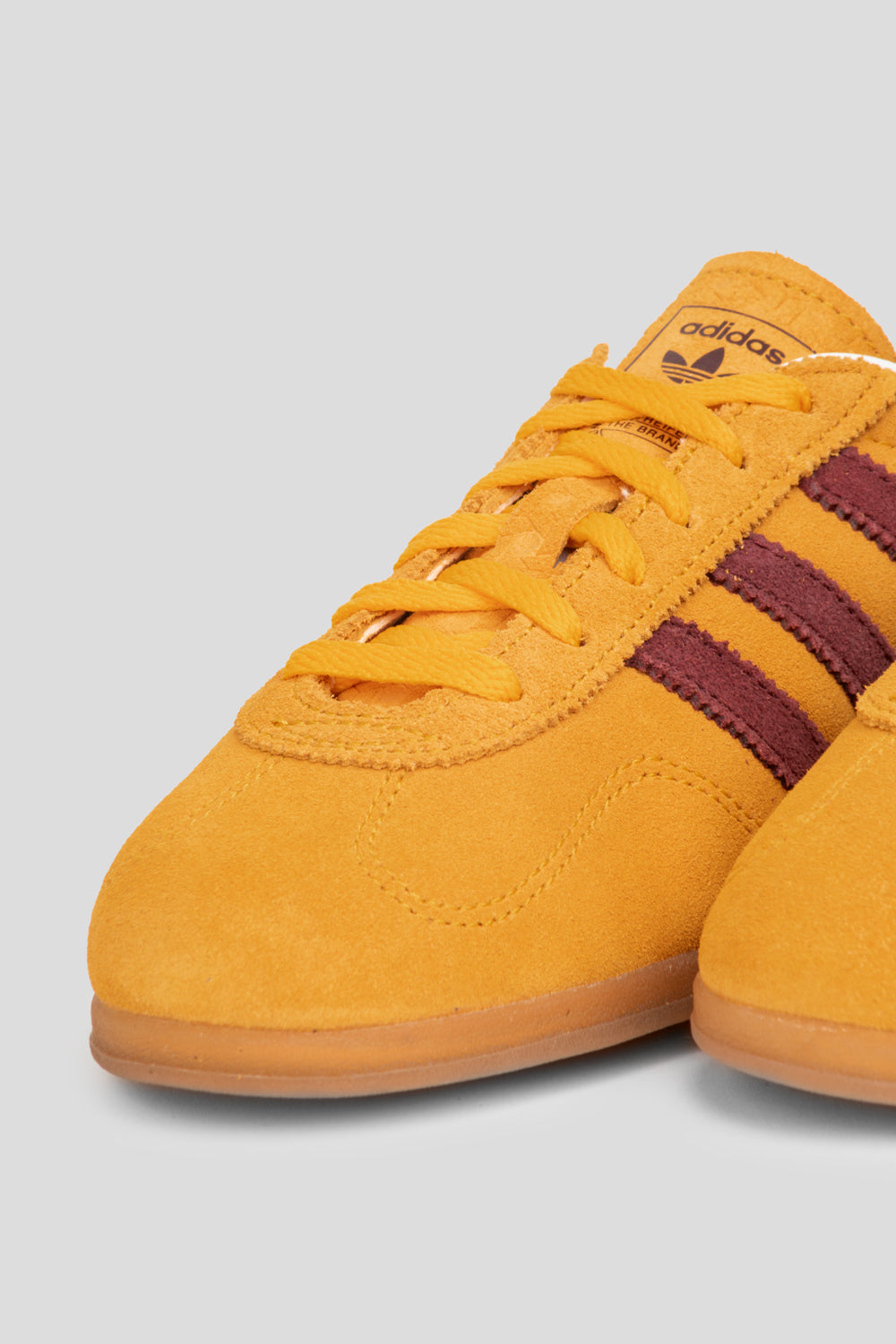 Adidas Women's Gazelle Lo Pro 'Crew Yellow / Shadow Red'-thumbmail-3